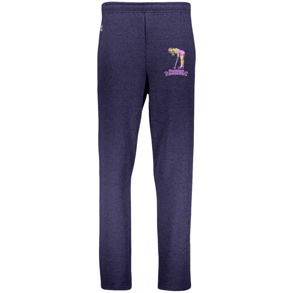 OPG Custom Design #13. Drive it. Chip it. One Putt Golf it. Dri-Power Open Bottom Pocket Sweatpants