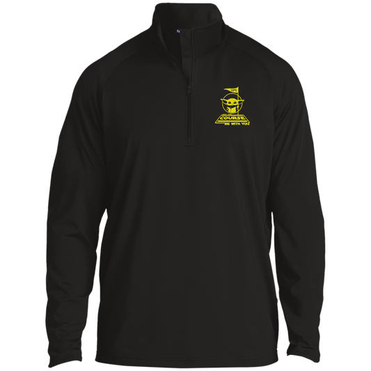 OPG Custom Design #21. May the course be with you. Parody / Fan Art. 1/2 Zip Raglan Performance Pullover