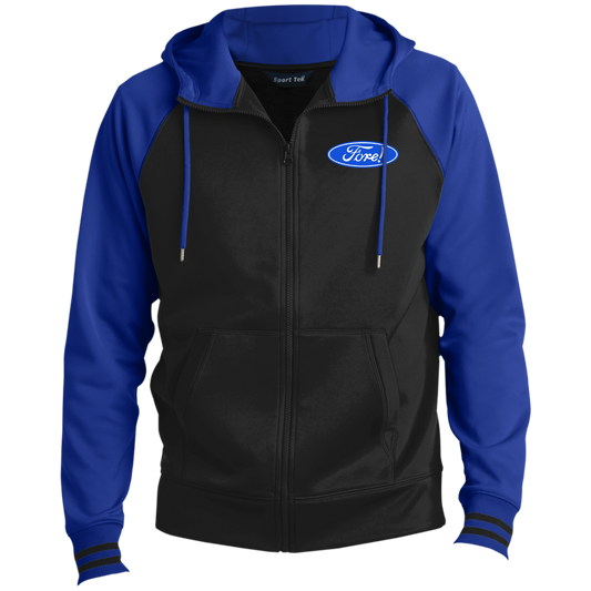 OPG Custom Design #11. Fore! Ford Parody. Sport-Wick® Full-Zip Hooded Jacket