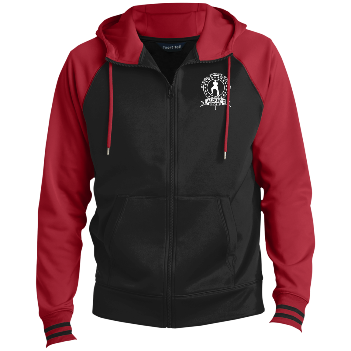 OPG Custom Design #20. 1st Annual Hackers Golf Tournament. Sport-Wick® Full-Zip Hooded Jacket