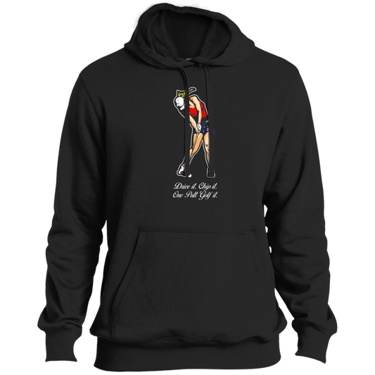 OPG Custom Design #9. Drive it. Chip it. One Putt Golf It. Golf So. Cal. Tall Pullover Hoodie