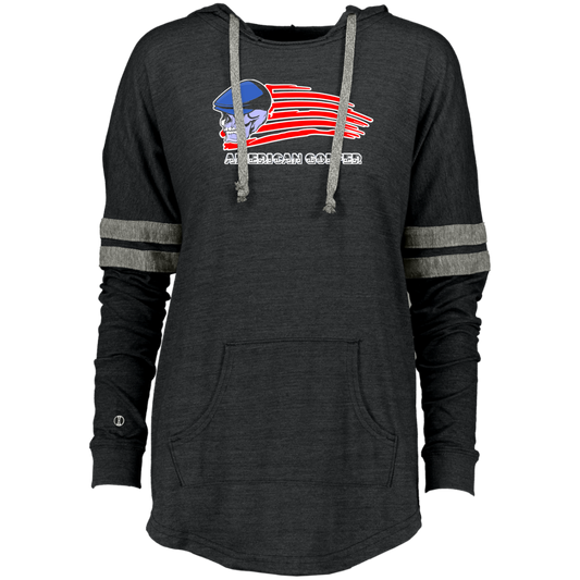 OPG Custom Design #12. Golf America. Male Edition. Ladies Hooded Low Key Pullover