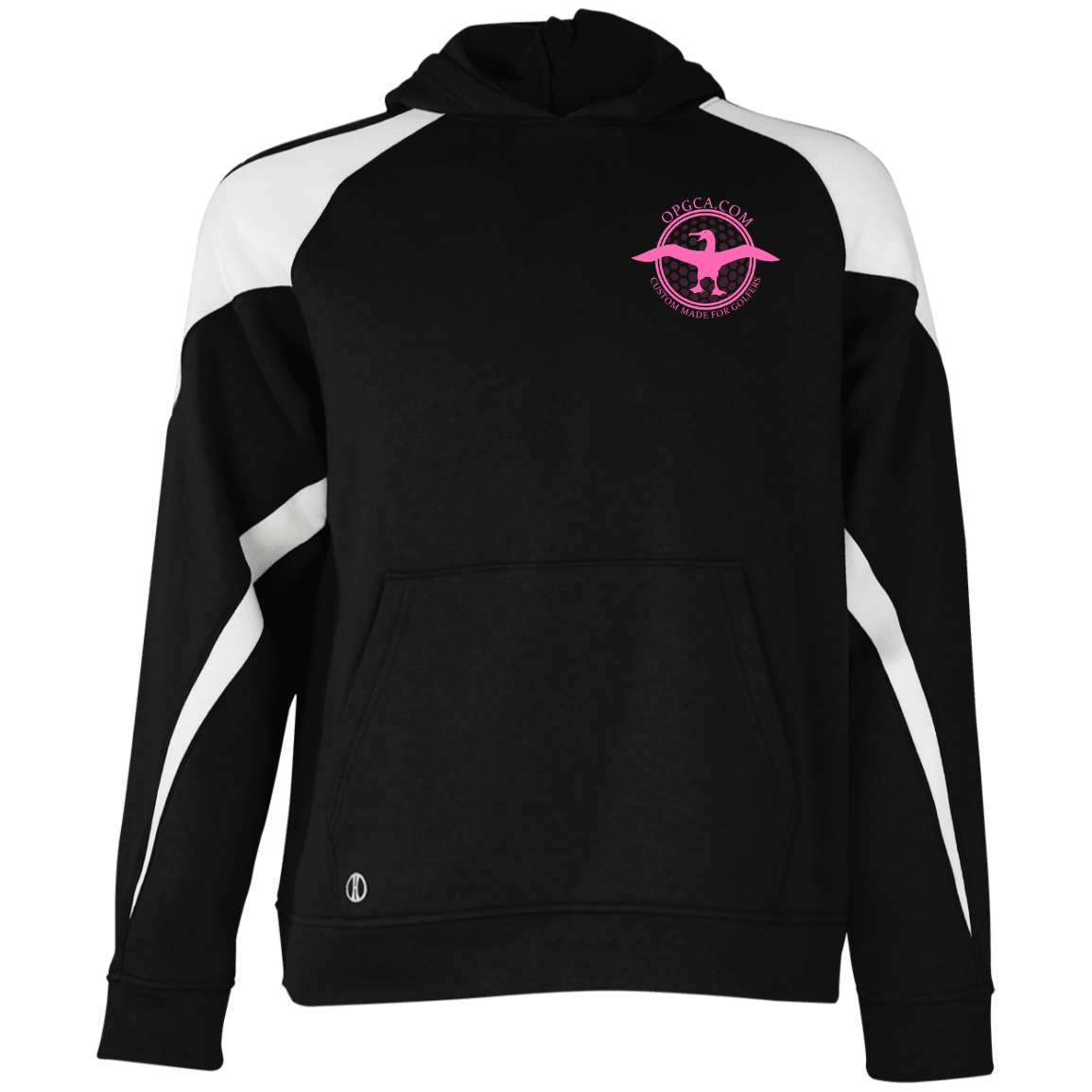 OPG Custom Artwork #1. Albatross. It's a golf thing. Youth Athletic Colorblock Fleece Hoodie