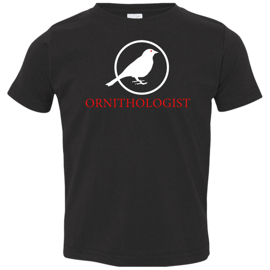 OPG Custom Design # 24. Ornithologist. A person who studies or is an expert on birds. Toddlers' Cotton T-Shirt