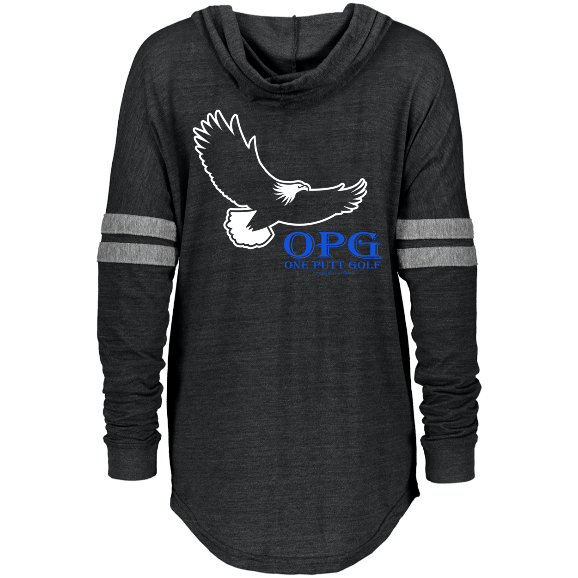 OPG Custom Design #11. Fore. Ladies Hooded Low Key Pullover