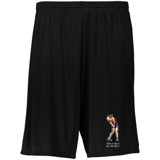 OPG Custom Design #9. Drive it. Chip it. One Putt Golf It. Golf So. Cal. Moisture-Wicking 9 inch Inseam Training Shorts