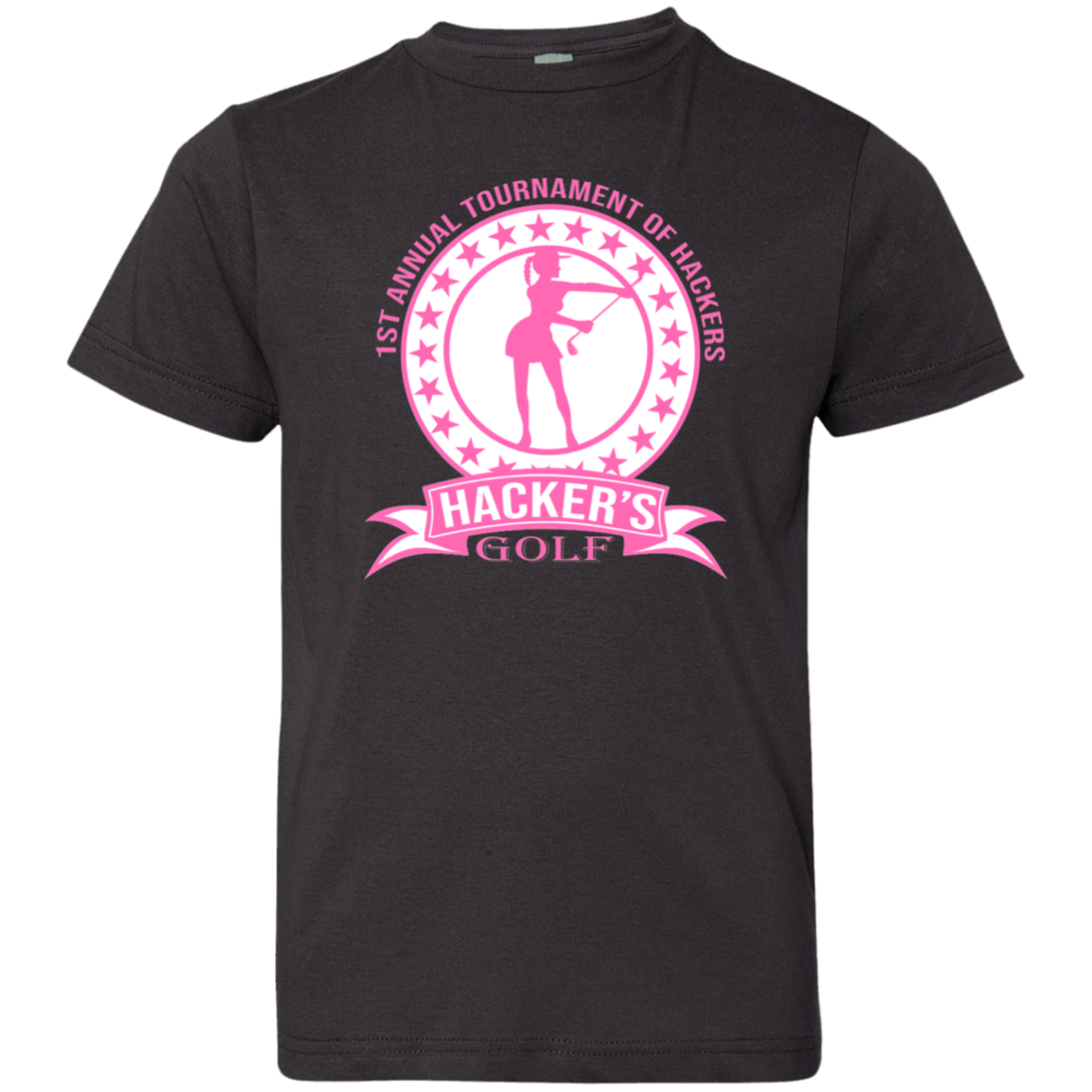 ZZZ#20 OPG Custom Design. 1st Annual Hackers Golf Tournament. Ladies Edition. Youth Jersey T-Shirt