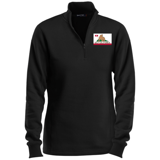 OPG Custom Design #14. Golf California. Ladies 1/4 Zip Sweatshirt