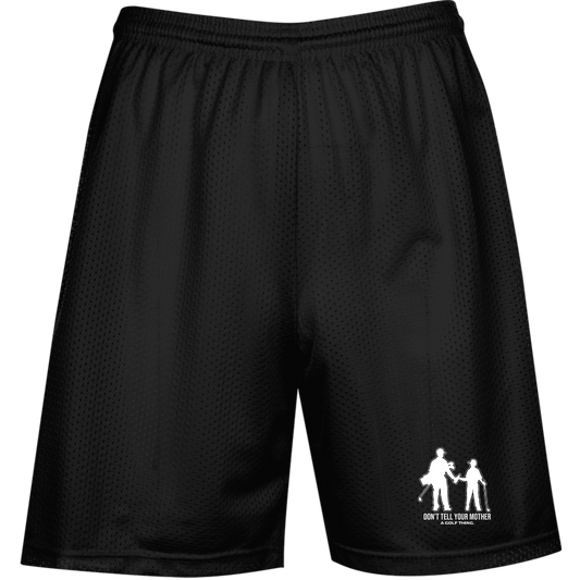 OPG Custom Design #7. Father and Son's First Beer. Don't Tell Your Mother. Double layer 100% Polyester Mesh Performance Mesh Shorts