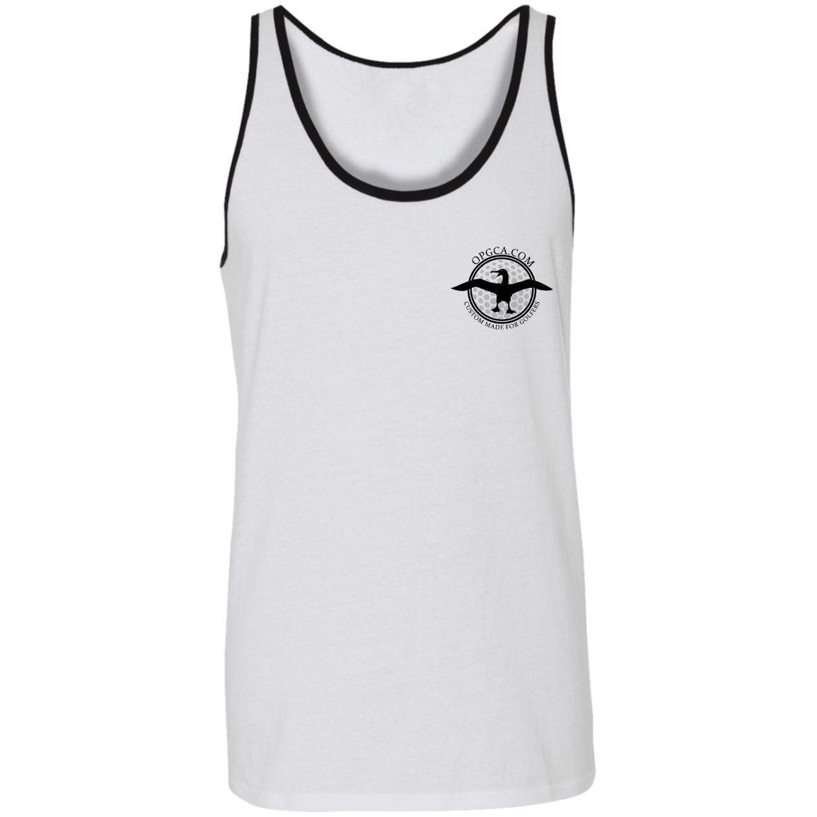 OPG Custom Artwork #1. Albatross. It's a golf thing. 2 Tone Tank 100% Combed and Ringspun Cotton