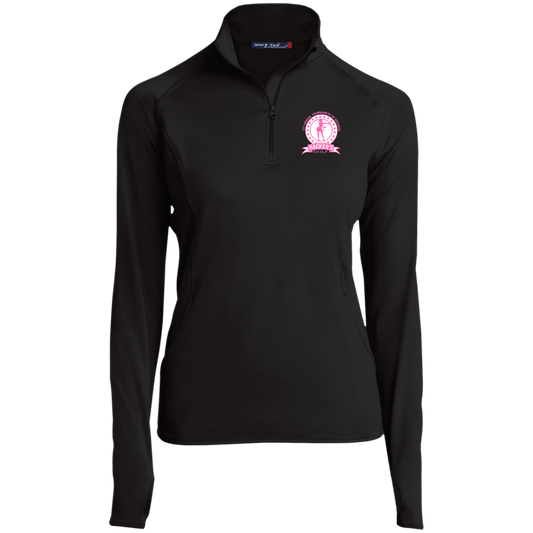 ZZZ#20 OPG Custom Design. 1st Annual Hackers Golf Tournament. Ladies Edition. Ladies' 1/2 Zip Performance Pullover