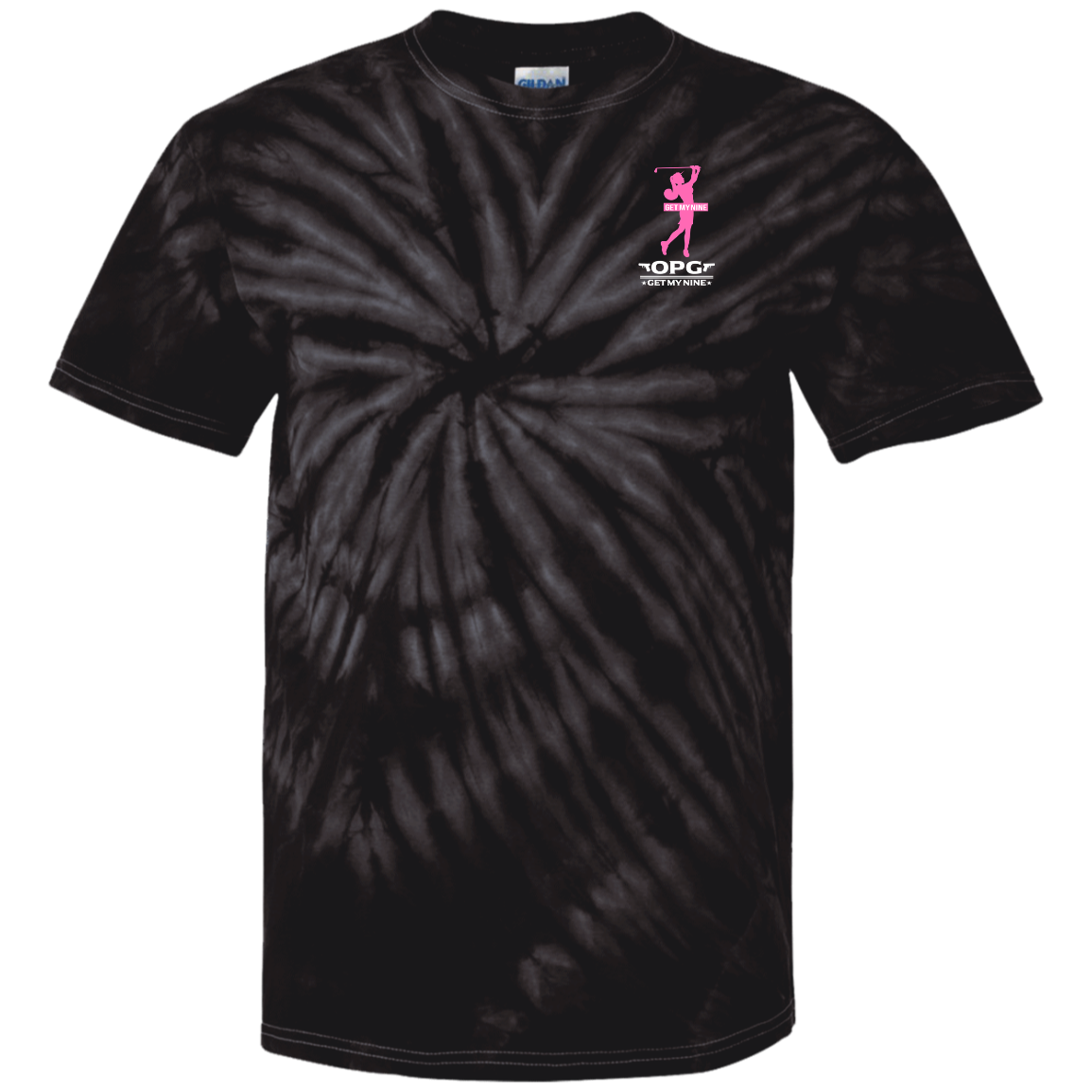 OPG Custom Design #16. Get My Nine. Female Version. 100% Cotton Tie Dye T-Shirt