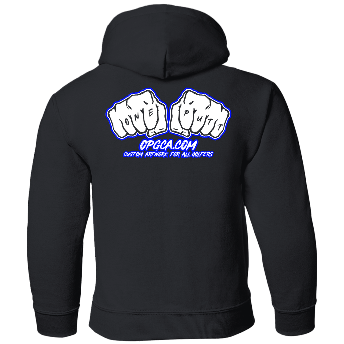 OPG Custom Design #3. Blue Tees Blues Brothers Fan Art. Youth Pullover Hoodie