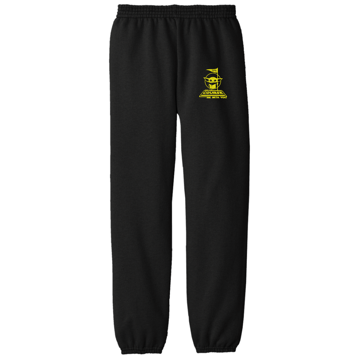 OPG Custom Design #21. May the course be with you. Parody / Fan Art. Youth Fleece Pants