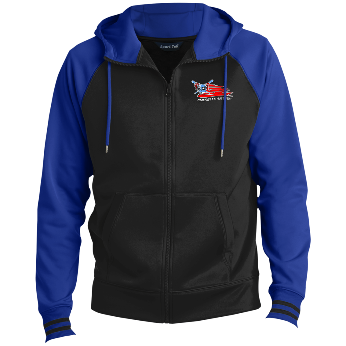 OPG Custom Design #12. American Golfer. Female Edition. Sport-Wick® Full-Zip Hooded Jacket