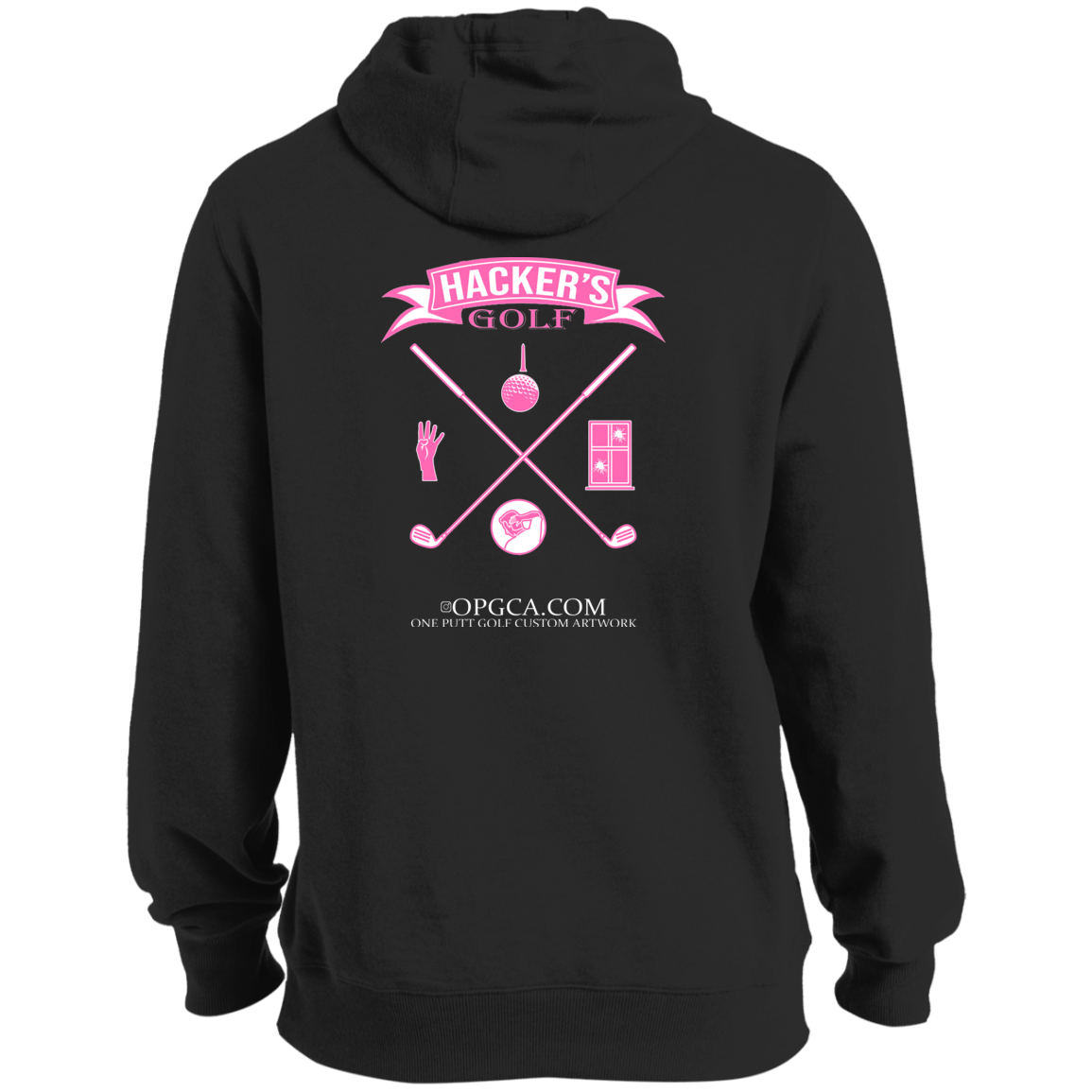 ZZZ#20 OPG Custom Design. 1st Annual Hackers Golf Tournament. Ladies Edition. Ultra Soft Pullover Hoodie