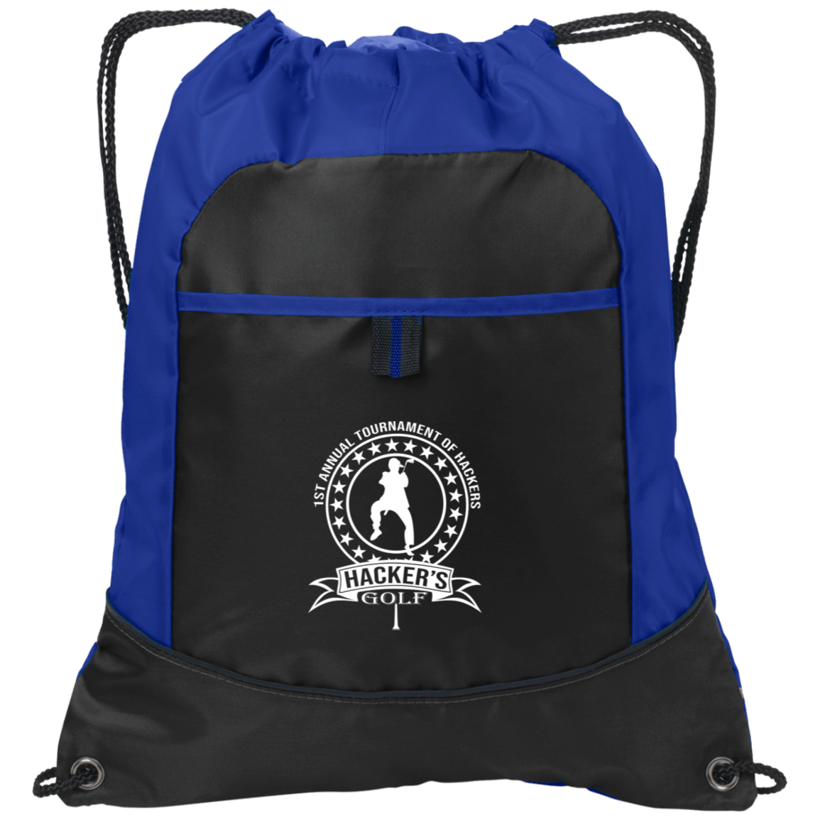 OPG Custom Design #20. 1st Annual Hackers Golf Tournament. Pocket Cinch Pack