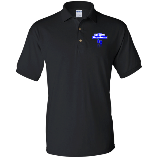 OPG Custom Design #3. Blue Tees Blues Brothers Fan Art. Jersey Polo Shirt