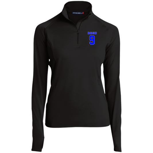 OPG Custom Design #17. Back 9. Ladies' 1/2 Zip Performance Pullover