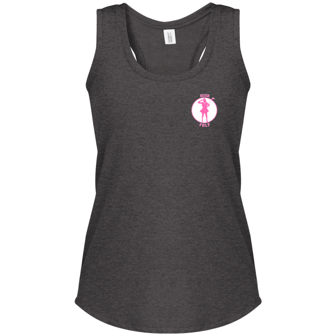 OPG Custom Design #19. GUCK FOLF. Female Edition. Ladies' Perfect Tri Racerback Tank