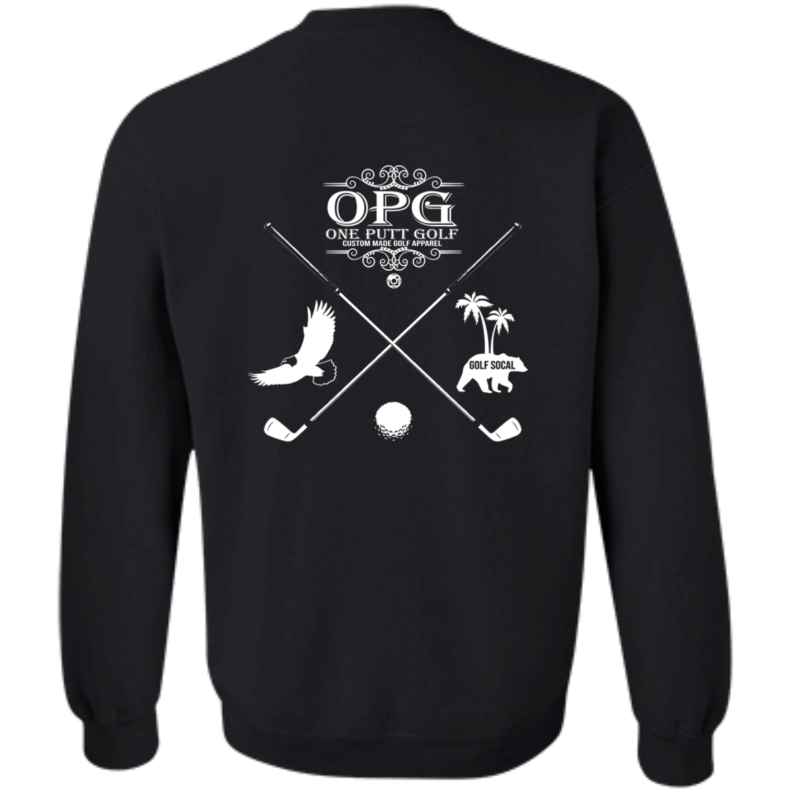 OPG Custom Design #8. Drive. Crewneck Pullover Sweatshirt