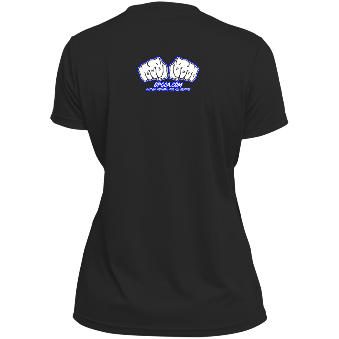 OPG Custom Design #3. Blue Tees Blues Brothers Fan Art. Ladies’ 100% polyester V-Neck Tee