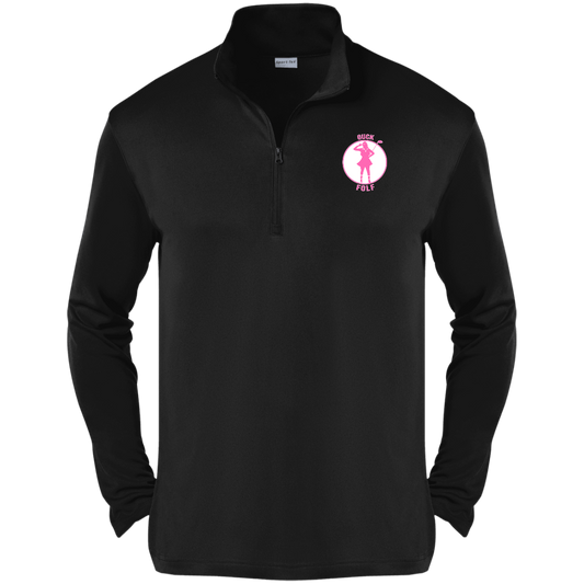 OPG Custom Design #19. GUCK FOLF. Female Edition. 100% Polyester 1/4-Zip Pullover