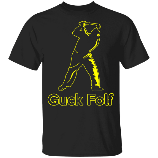 OPG Custom Design #19. GUCK FOLF. Men's Edition. Youth 100% Cotton T-Shirt