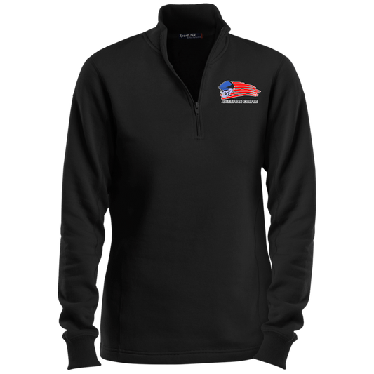 OPG Custom Design #12. Golf America. Male Edition. Ladies 1/4 Zip Sweatshirt