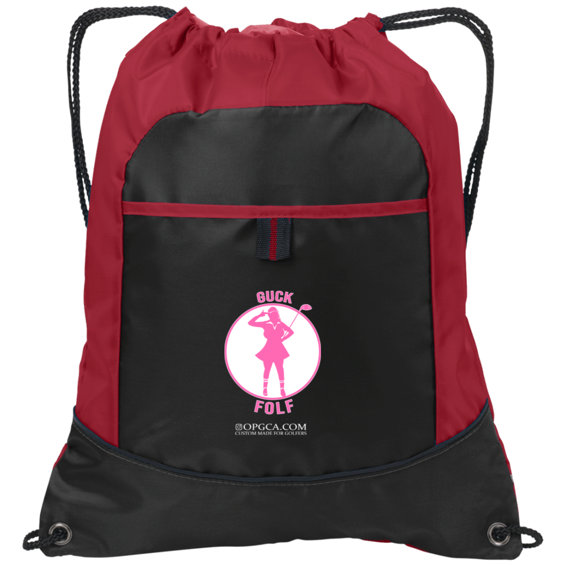 OPG Custom Design #19. GUCK FOLF. Female Edition. Pocket Cinch Pack