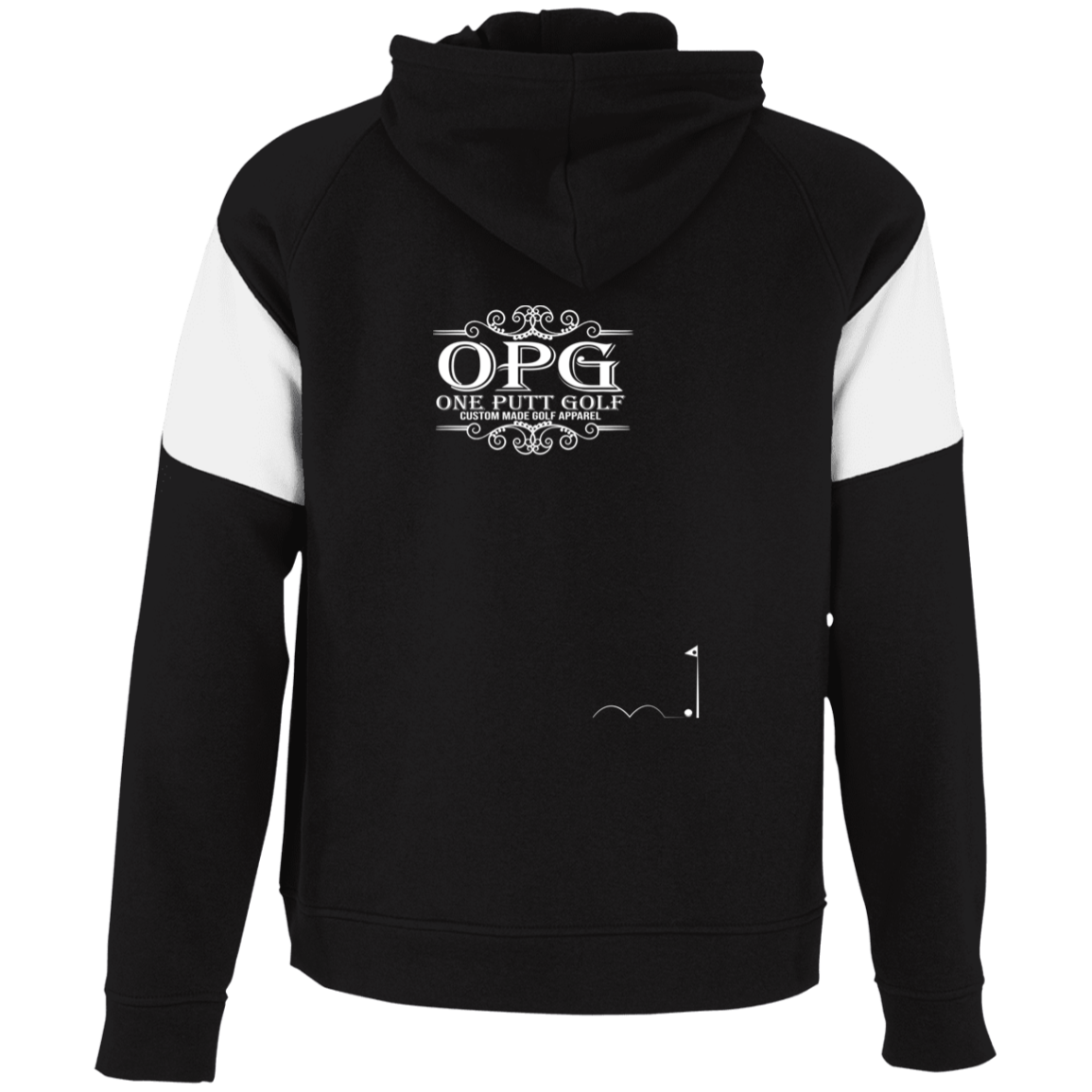 OPG Custom Design #4. I Don't See Noting Wrong With A Little Bump N Run. Youth Athletic Colorblock Fleece Hoodie