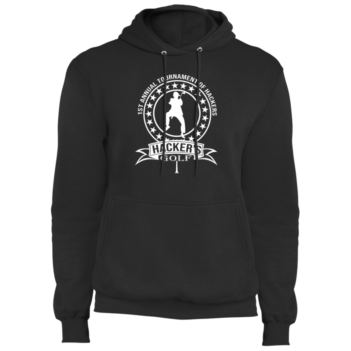 OPG Custom Design #20. 1st Annual Hackers Golf Tournament. Fleece Pullover Hoodie