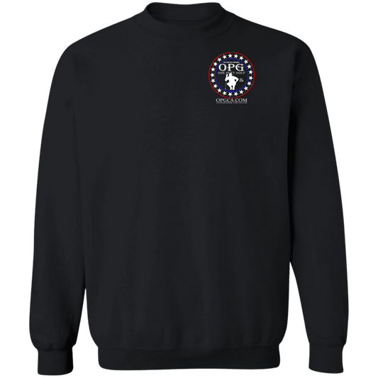 OPG Custom Design #18. Weapons of Grass Destructions. Crewneck Pullover Sweatshirt