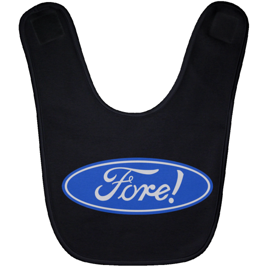 OPG Custom Design #11. Fore! Ford Parody. Baby Bib