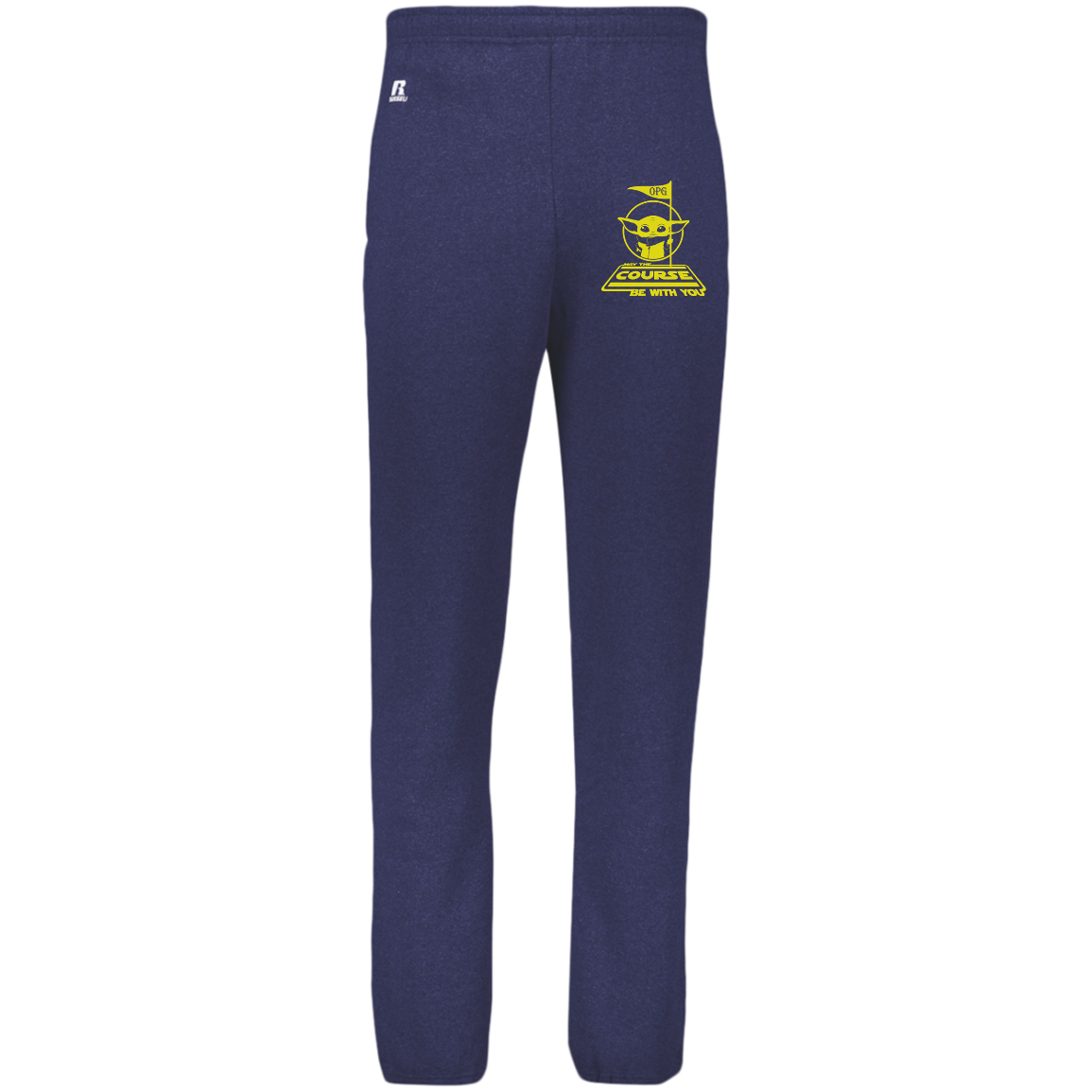 OPG Custom Design #21. May the course be with you. Parody / Fan Art. Dri-Power Closed Bottom Pocket Sweatpants