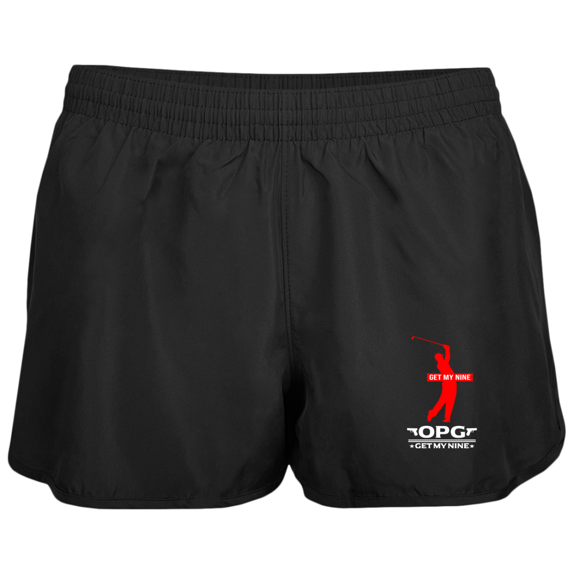 OPG Custom Design #16. Get My Nine.  Male Version. Ladies' Wayfarer Running Shorts