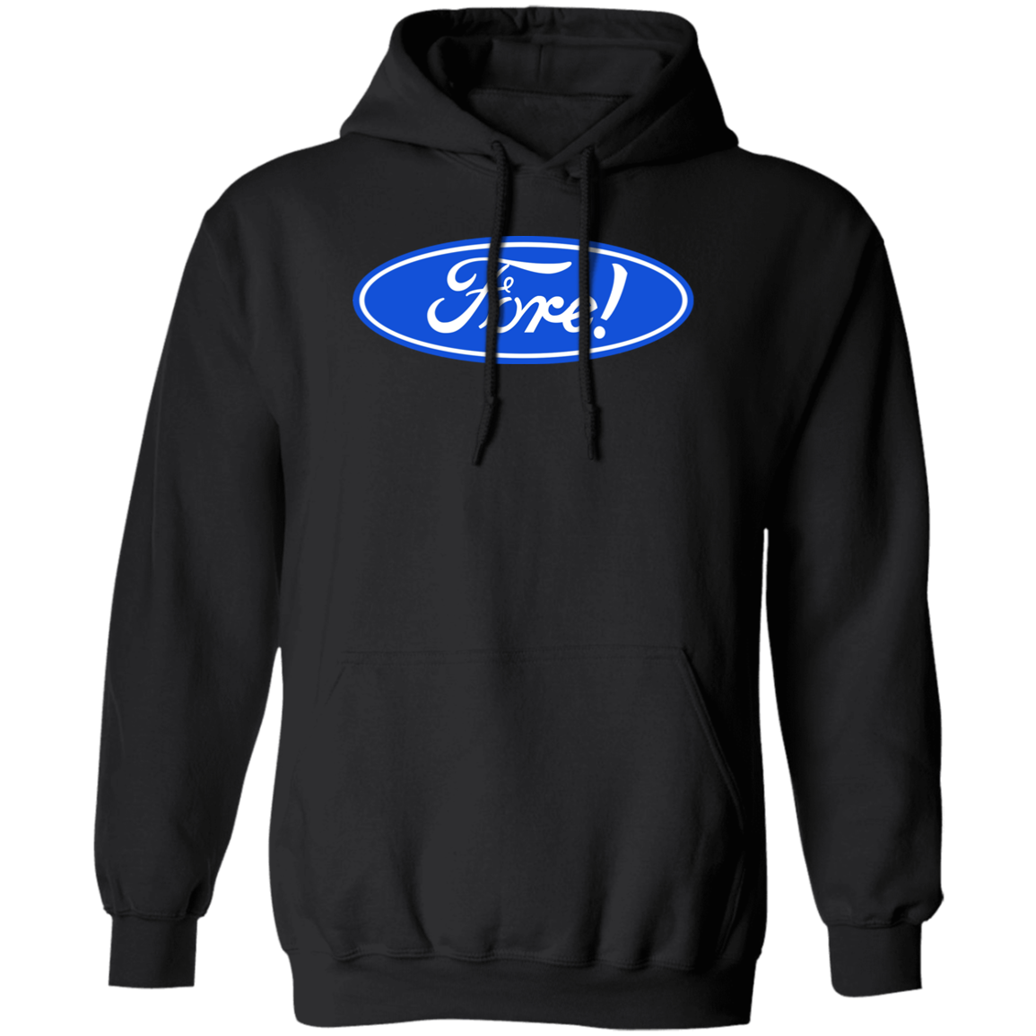 OPG Custom Design #11. Fore! Ford Parody. Basic Pullover Hoodie