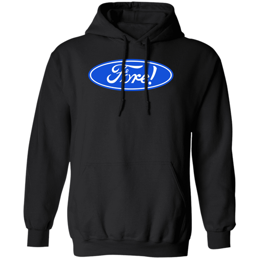 OPG Custom Design #11. Fore! Ford Parody. Basic Pullover Hoodie