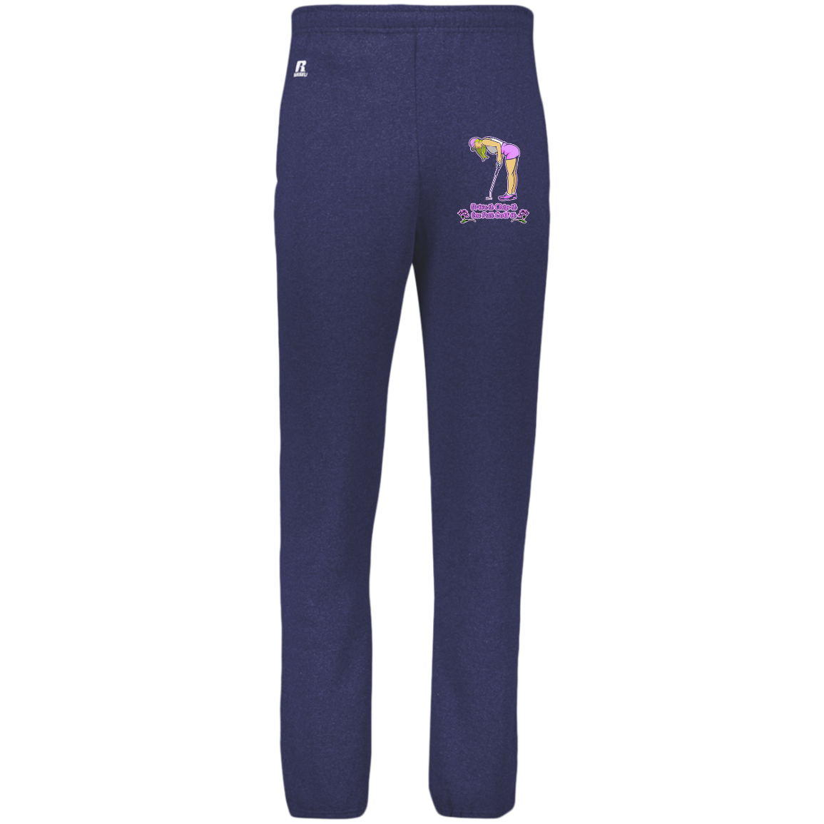 OPG Custom Design #13. Drive it. Chip it. One Putt Golf it. Dri-Power Closed Bottom Pocket Sweatpants