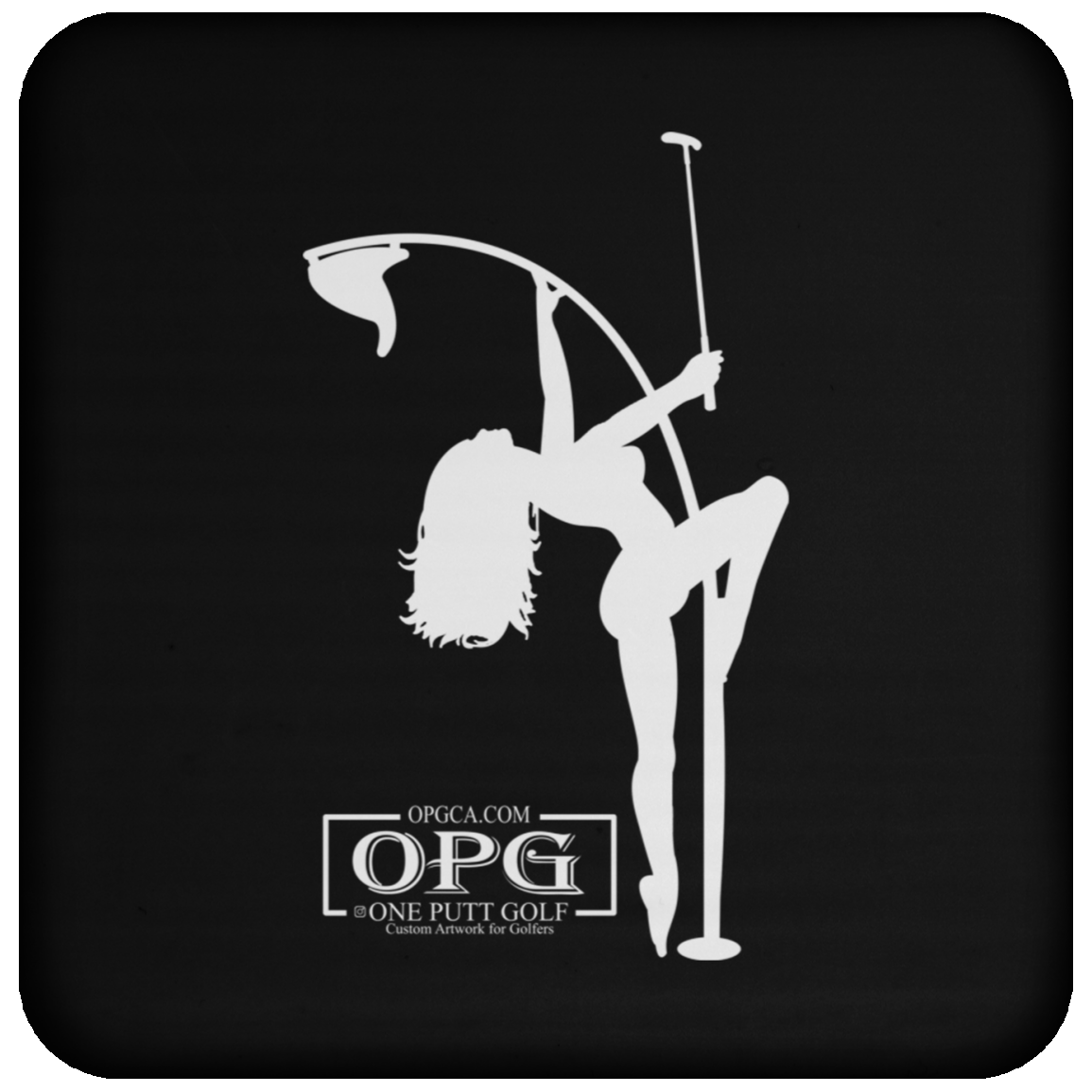 OPG Custom Design #10. Flag Pole Dancer. Coaster