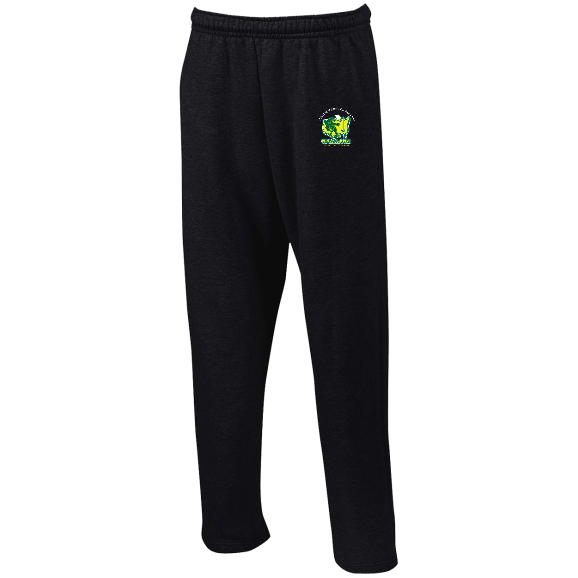 OPG Custom Design #26. Tiger Woods Fan Art. 2019 Master's Champion. Open Bottom Sweatpants with Pockets