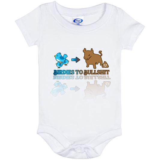 OPG Custom Design #2. Birdies to Bullshit. We Got A Saying Around Here. Baby Onesie 6 Month