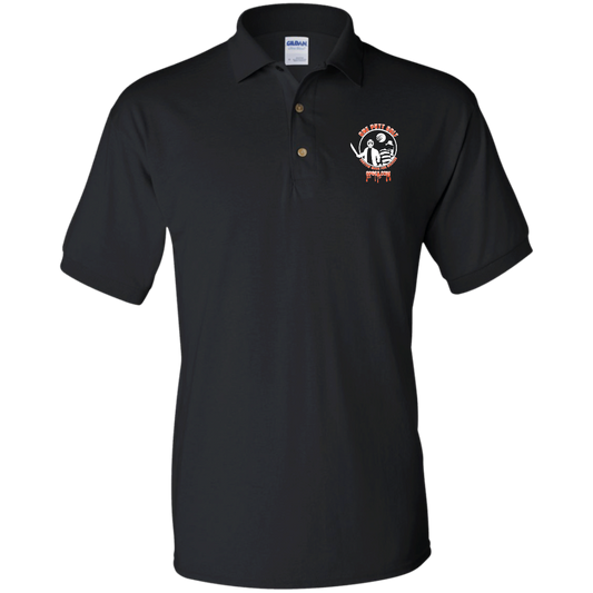 OPG Custom Design #23. Hack N Slice Golf. Freddy and Jason Fan Art. Jersey Polo Shirt