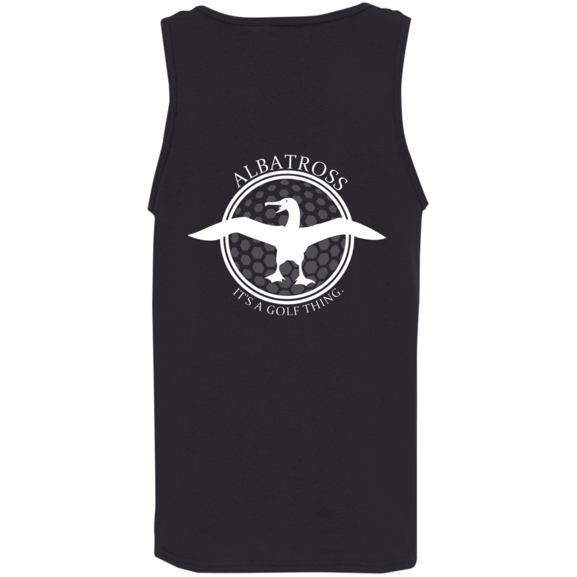 OPG Custom Artwork #1. Albatross. It's a golf thing. 100% Cotton Preshrunk Jersey Knit Tank Top