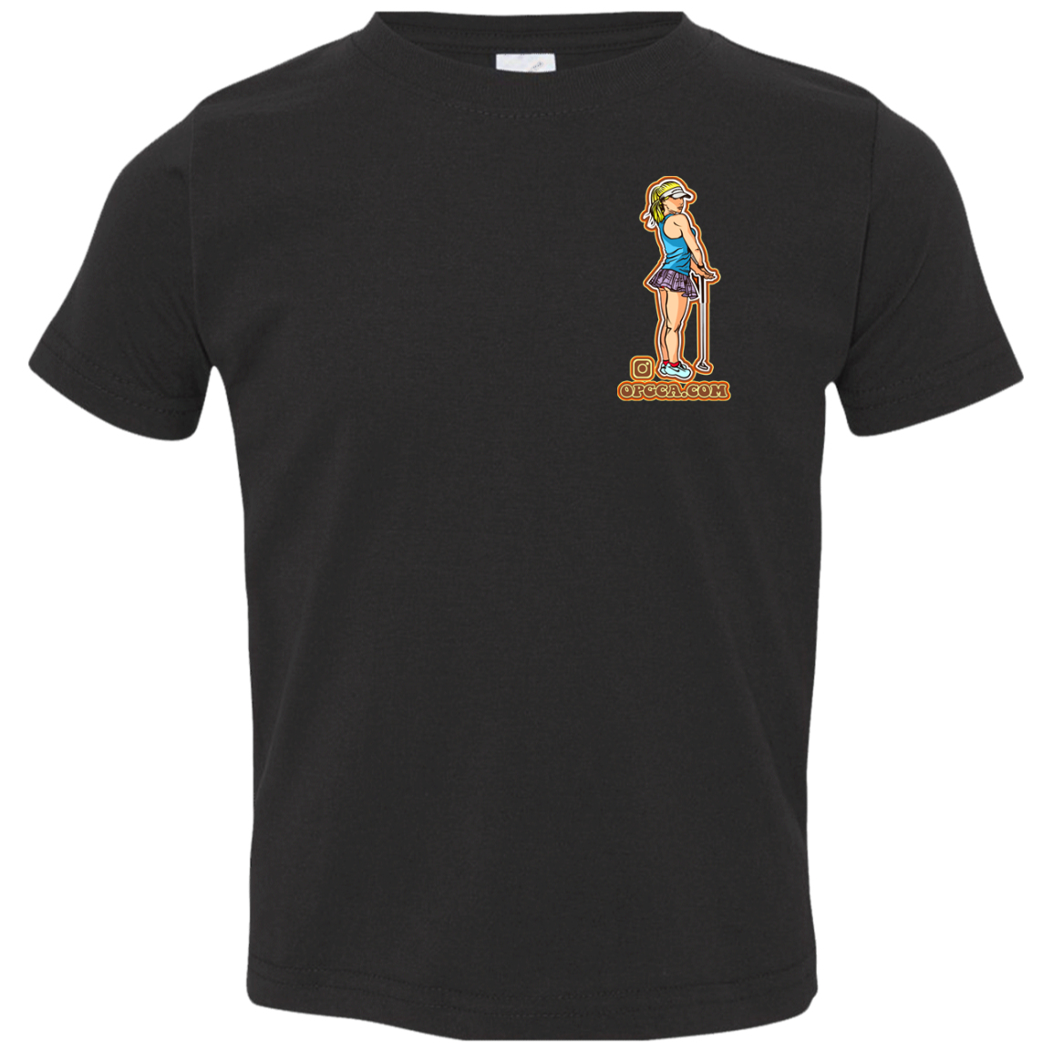 OPG Custom Design #28. Drive it. Chip it. One Putt golf it. Toddler Jersey T-Shirt